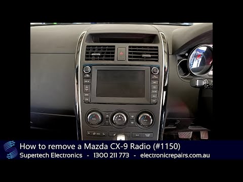 How to remove a Mazda CX-9 Radio (#1150)