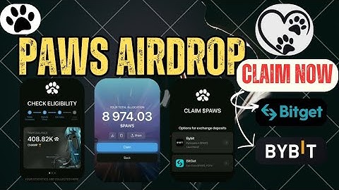 How to Withdraw and Claim on Bitget/Bybit || Paws Token Claim In Exchange || Paws Token withdrawal