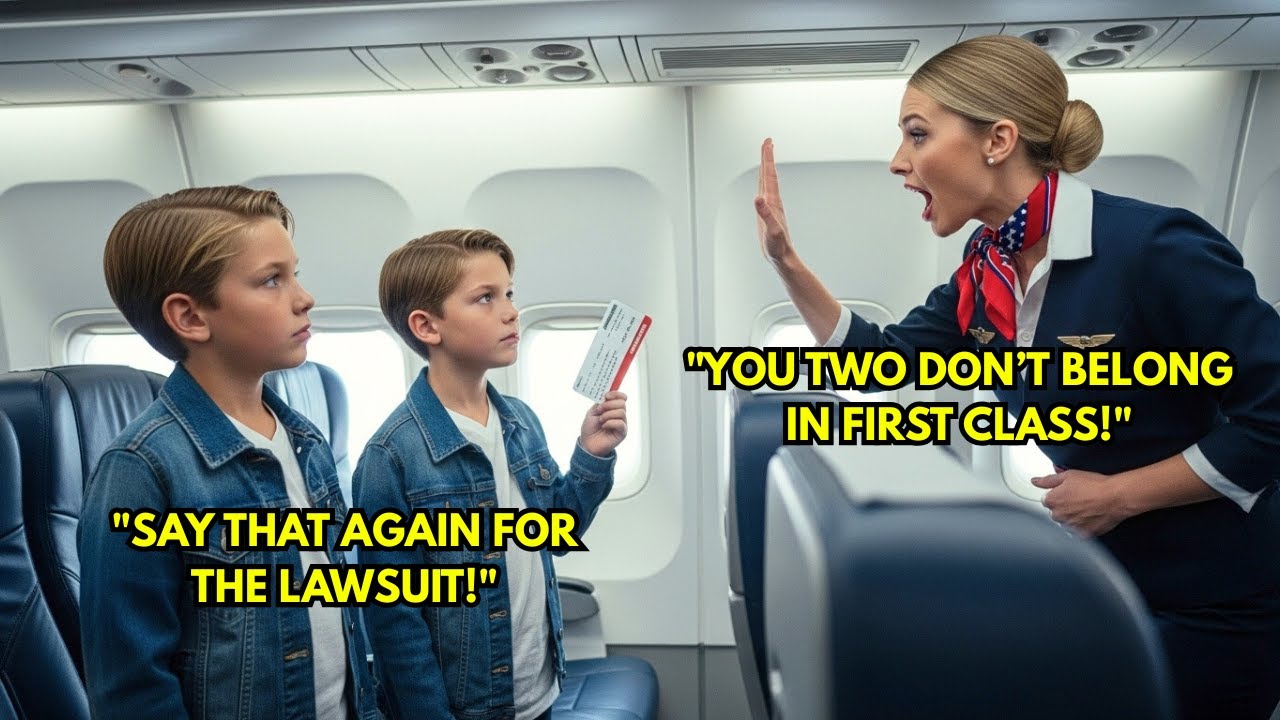 Flight Attendant Denies White Twins First-Class—8 Minutes Later, A Lawsuit Freezes 27 Major Airports