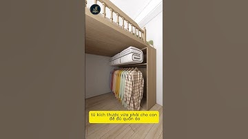 Phòng con gái 6m2 đầy đủ công năng đón tiếp bạn đến chơi vui vẻ #thietkephongngu #phongngu #congai