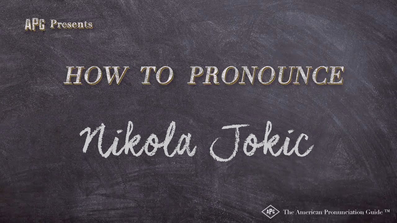 How To Pronounce Nikola Jokic (Real Life Examples!)