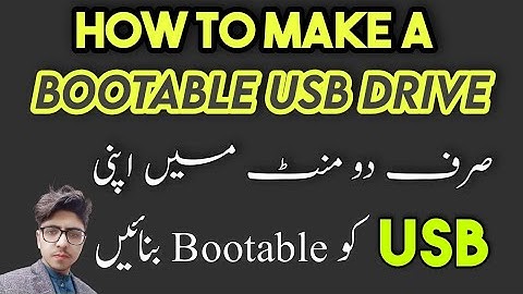 USB ko bootable kaise banaye || How to make a Bootable USB Flash Drive