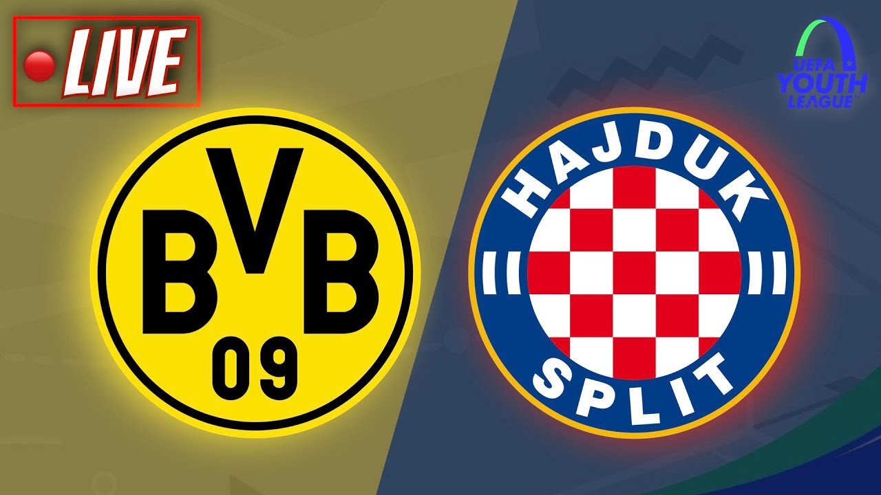 Soccer UEFA Youth League season 2022 2023 quarterfinals Borussia Dortmund U19  Hajduk Split U19 on