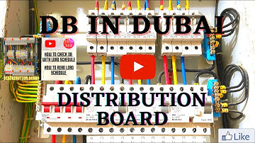 Distribution db box wiring diagram | Distribution board dressing | Db connection