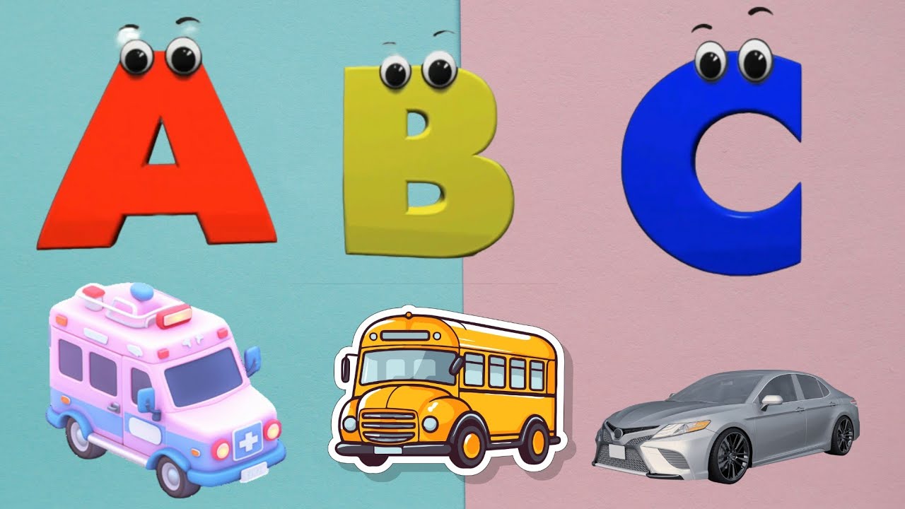 ABC Song Phonics, Transportation Song, ABC Song, Alphabet Educational ...