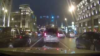 Night trip in Moscow center (01 p.m.), June 2014 / Центр Москвы в час ночи