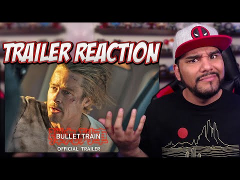 Bullet Train (2022) *TRAILER REACTION* Brad Pitt, Sandra Bullock