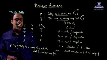 Boolean Algebra & Formation of Truth Table | Mathematics for IIT-JEE | Maths for Class XI & XII