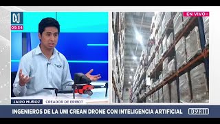 #UNIEnMedios 🗞️ Ingenieros de la UNI crean dron con inteligencia artificial.