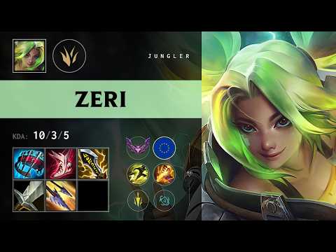 Zeri Jungle vs Ekko - EUW Master Patch 26.12 - YouTube