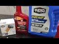 We continue With Marvel Mystery Oil and SuperTech 10w30 20k Mile Full Synthetic Oil Dodge Ram 5.2L
