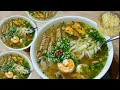 Cách Nấu BÁNH LỌT CHẢ CÁ Từ Khoai Tây Thơm Ngon Nước Lèo Ngọt Thanh || Fish Potato Noodle