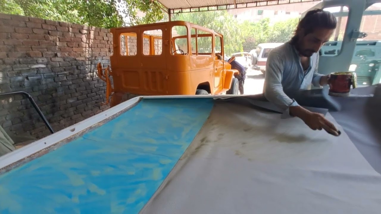 New Roof, New Vibe – FJ40 Gets a Headliner Makeover!