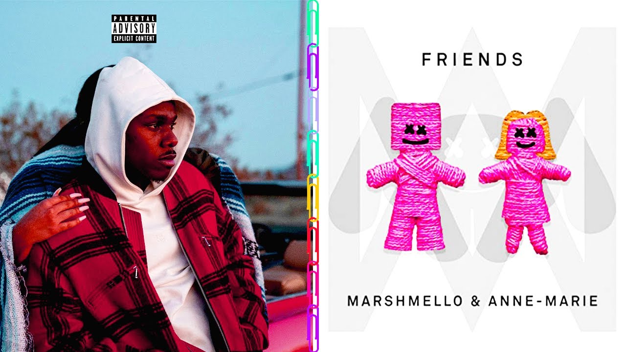 Dababy X Marshmello X Anne Marie Find My Way X Friends Remix Mashup Youtube