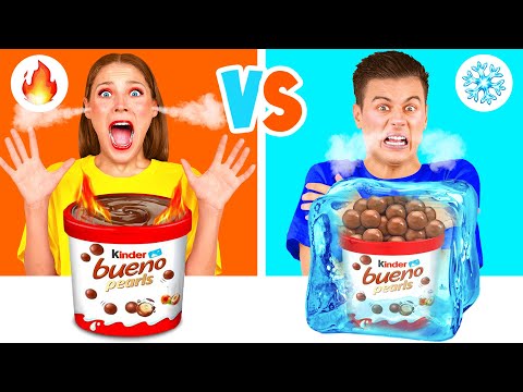 Hot vs Cold Food Challenge | Funny Moments by Fun Teen