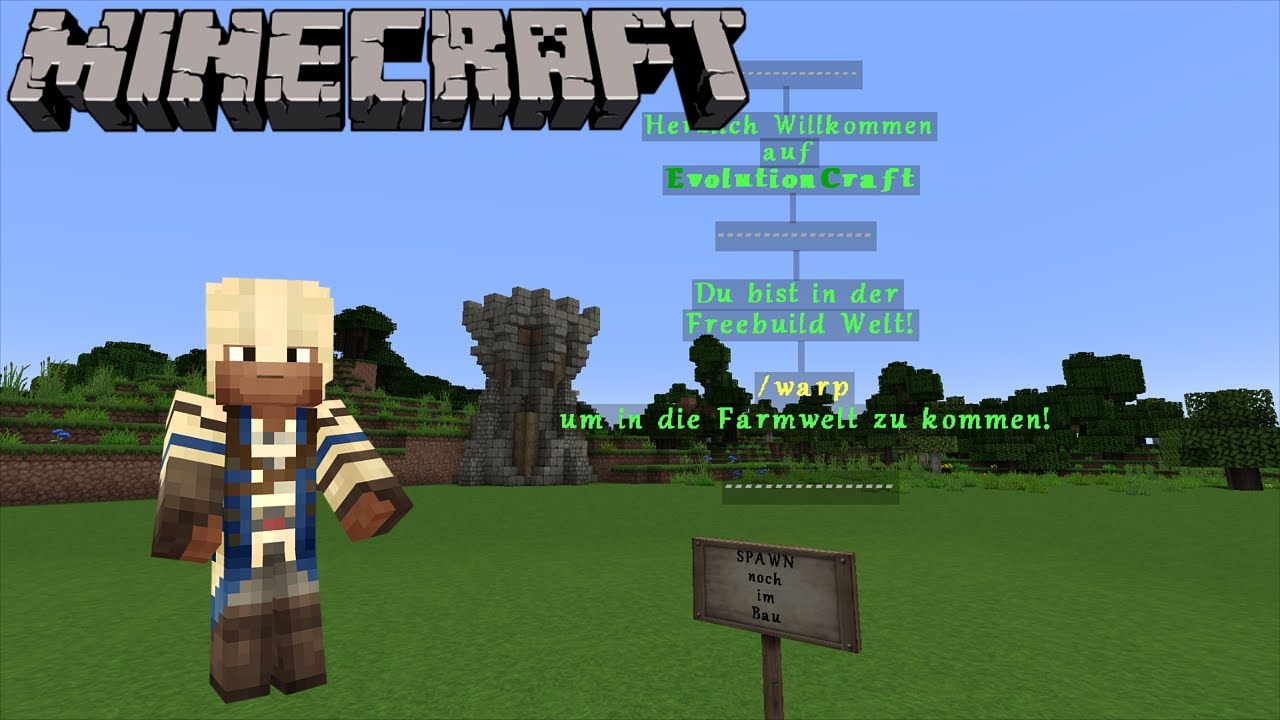 Minecraft EvolutionCraft Survival Freebuild Server #001 - Angeschaut ...