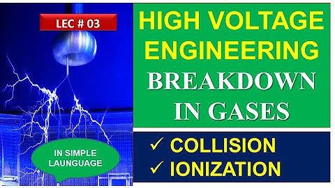 Collision and Ionization process |Breakdown of Gas |High Voltage Engineering #highvoltage #viral