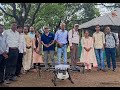 Droneup  demo at kvk kosbad on the occasion of world coconut day