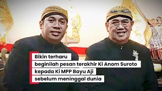 Download Lagu BIKIN TERHARU ‼️ BEGINILAH PESAN TERAKHIR KI ANOM SUROTO KEPADA KI BAYU AJI SEBELUM MENINGGAL DUNIA MP3 Download Lagu BIKIN TERHARU ‼️ BEGINILAH PESAN TERAKHIR KI ANOM SUROTO KEPADA KI BAYU AJI SEBELUM MENINGGAL DUNIA MP3