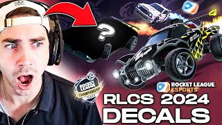 NEW RLCS 2024 ESPORT DECALS ARE HERE (HONEST REVIEW) | Rocket League