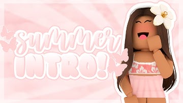 NEW *SUMMER* GFX INTRO! || 𝐉𝐱𝐧𝐧𝐢𝐚 ☁️  .°･