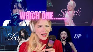 Reacting to AESPA's solos | Up, Spark, Dopamine, Bored!