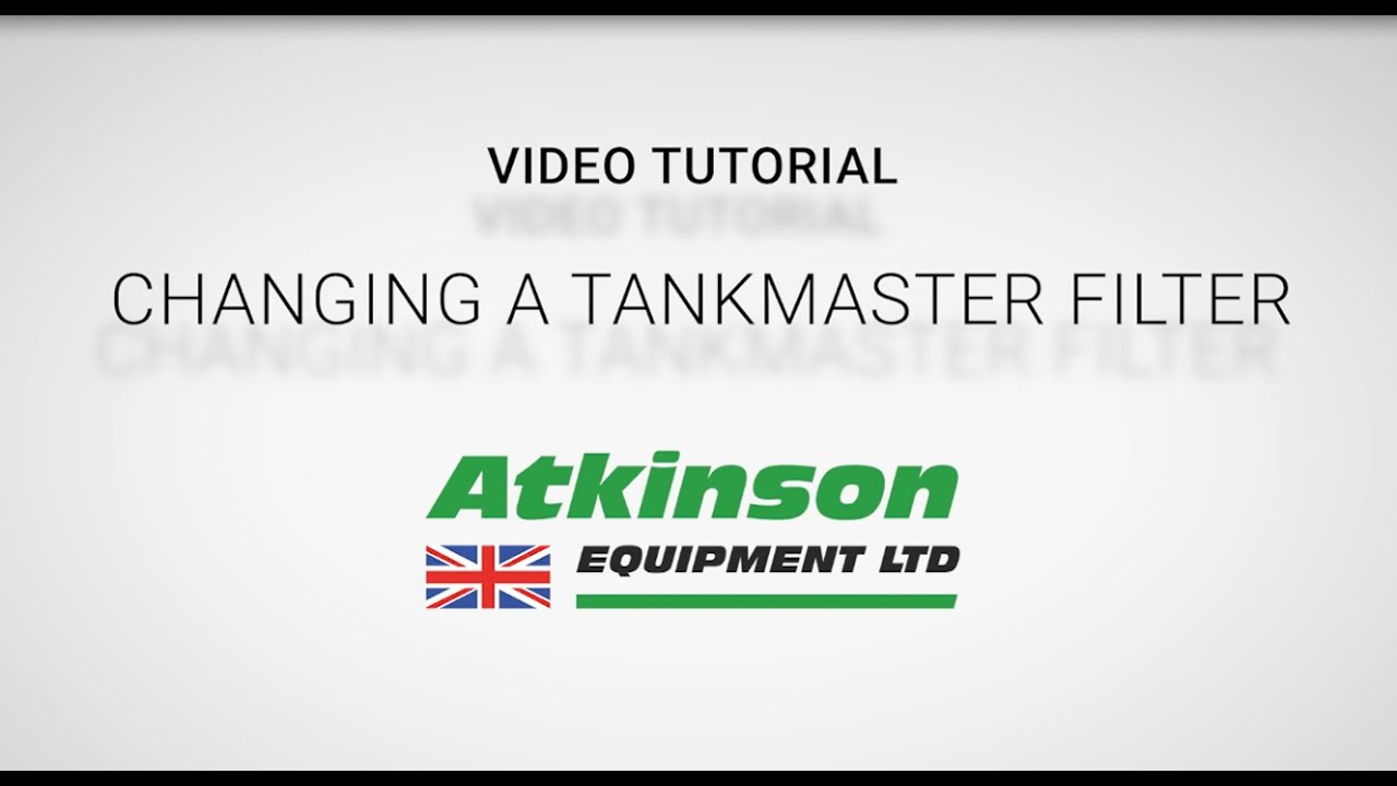 'How To Guide' - Tankmaster Filter Replacement