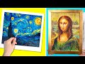 Diy masterpieces at home  creating mona lisa and the starry night