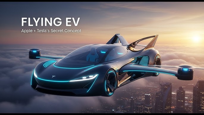 If Apple & Tesla Built a Flying EV 🚀 | The Future of Cars” - YouTube
