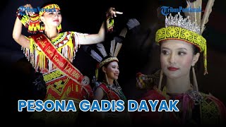 Pesona Gadis-gadis Dayak di Pekan Gawai Dayak Kalimantan Barat 2023 di Pontianak