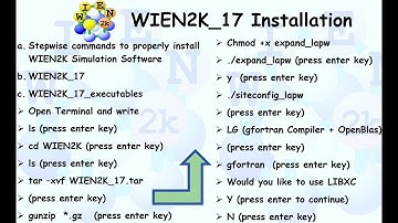 Lecture5_part1 Materials Modelling & Simulation WIEN2K version 17 and above installation procedure