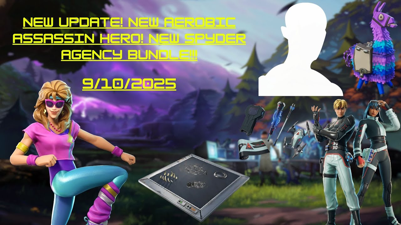 New Update! NEw Aerobic Assassin Hero! New Spyder Agency Bundle!!!