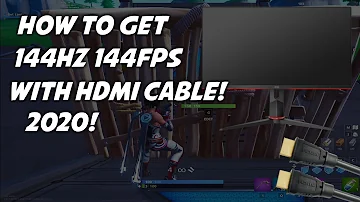 Is 144Hz possible with HDMI?