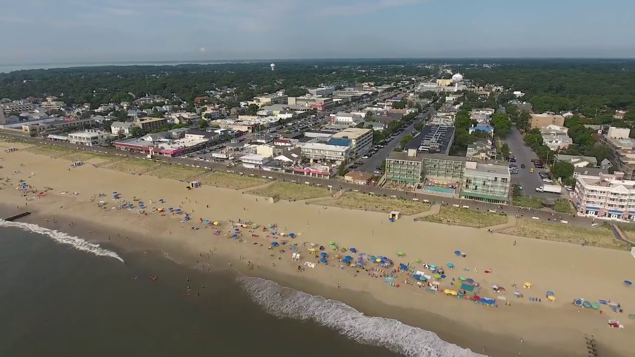 Rehoboth Beach, Delaware - Drone Flight (7/19/2017) - YouTube