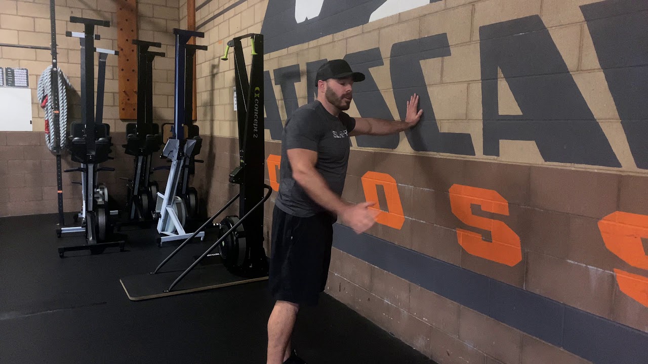 Wall Plank Push Up - YouTube