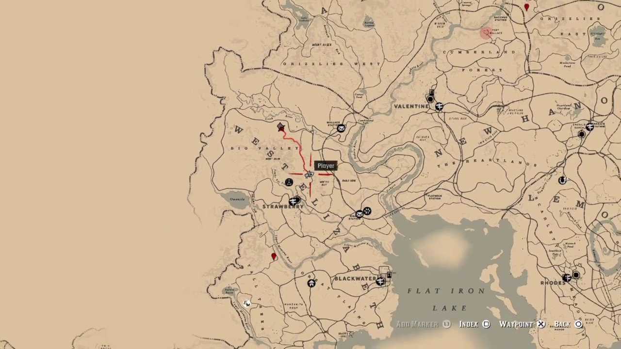 Red Dead Redemption 2 Stranger With A Treasure Map Encounter