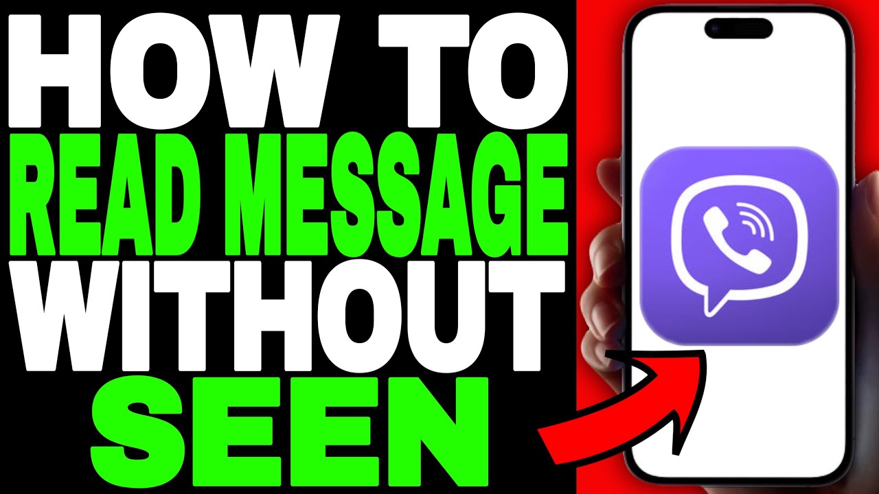 How To Read Message On Viber Without Seen Guide YouTube