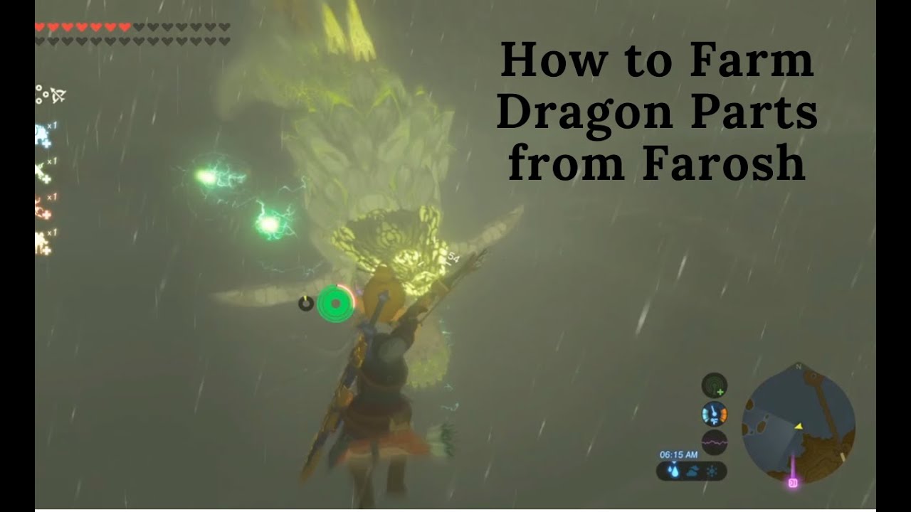 1. Zelda : Breath of the Wild -How to Farm Dragon Parts from Farosh
