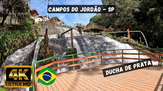 ⁴ᴷ⁶⁰ Walking Campos do Jordão - Brasil : Ducha de Prata