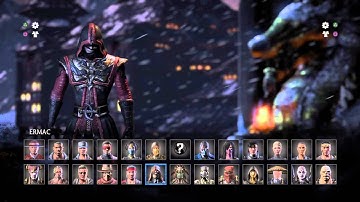 MKX - all character select screen intros