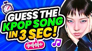 GUESS THE SONG IN 3 SECONDS 🎧 KPOP HITS | KPOP QUIZ 2025