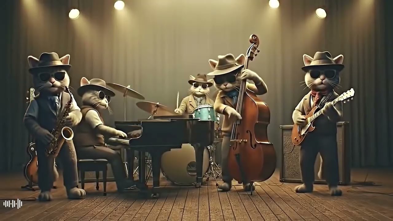 Cool Felines & Hot Sax | FELINE JAZZ CLUB 🎶