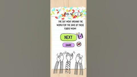 Brain Test Level 150 Solution - Atishay Jain #Shorts