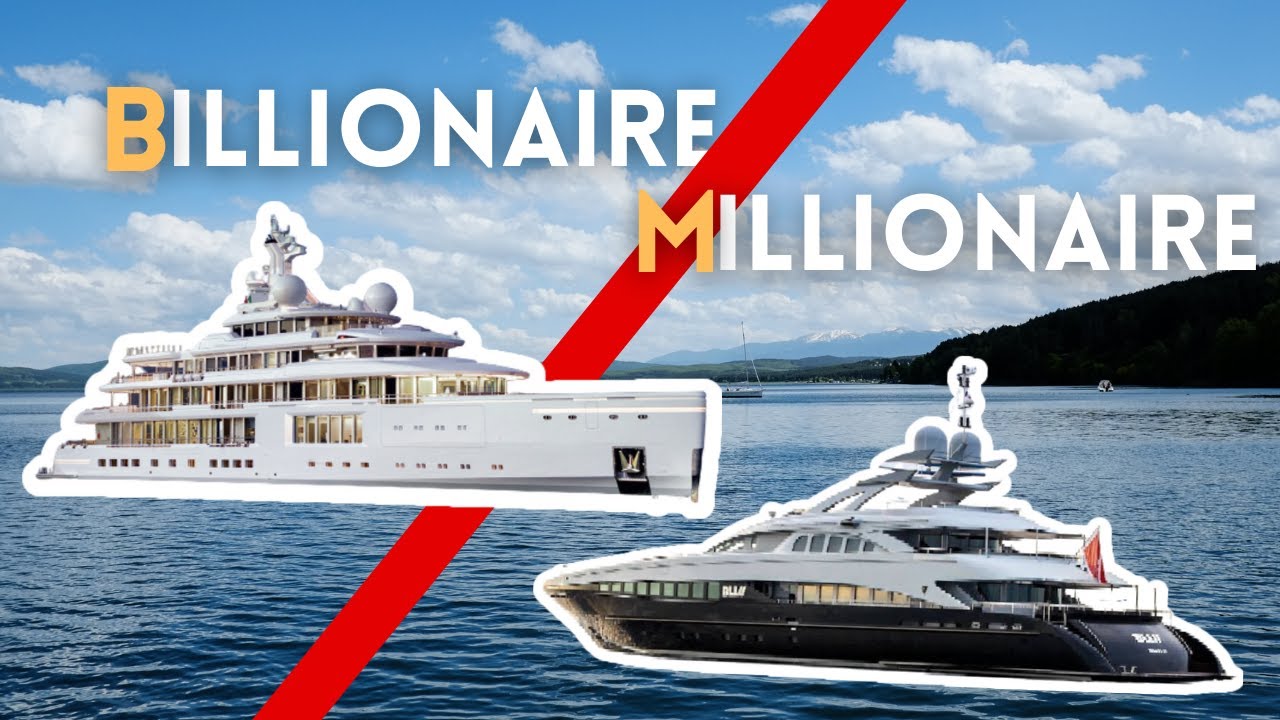 millionaire vs billionaire yacht meme