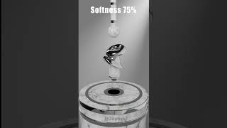 0% vs 100% Torus Soft Body 3D Simulation #satisfying #asmr #3danimation #blender
