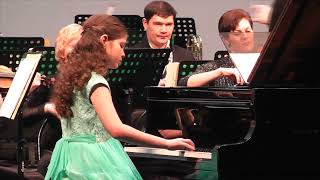 В. А. Моцарт.  Концерт № 8 для фортепиано с оркестром,  I часть (Елизавета Астанина, ф-но)