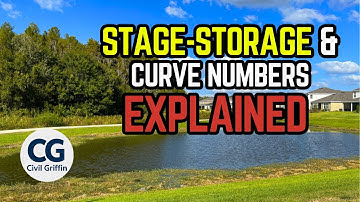 How to Calculate Stage-Storage and CN Values (Step-by-Step Pond Design)