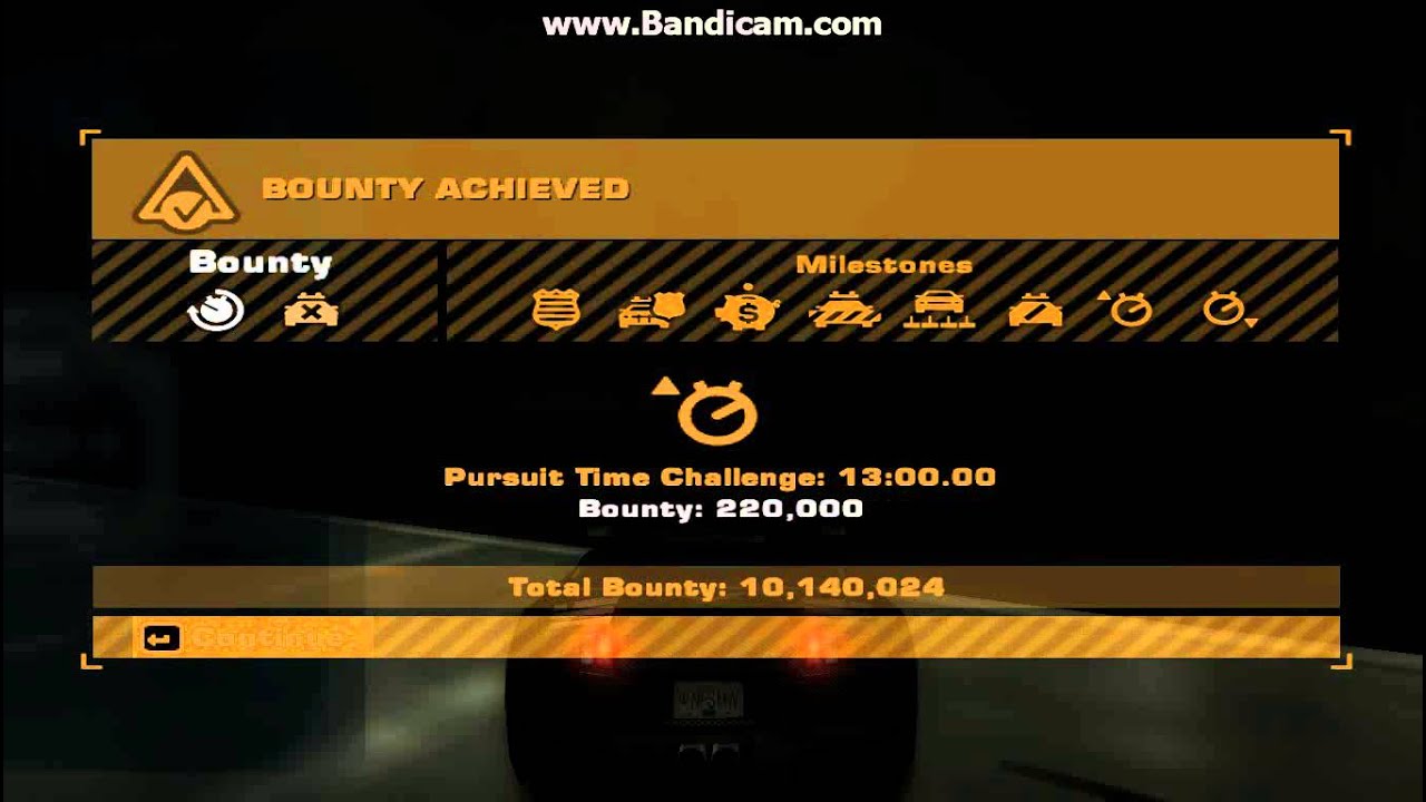 need for speed most wanted 2005- 1 crore(10000000)bounty without cheat