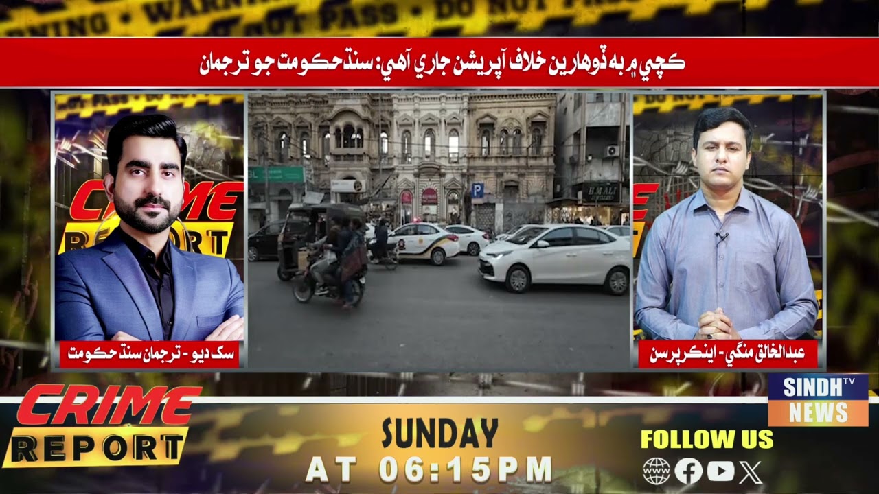 Crime Report With Khaliq Mangi |  21 December 2025 | Sindh TV