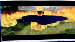Zelda OOT Cheat Code the shadows put out fires glitch